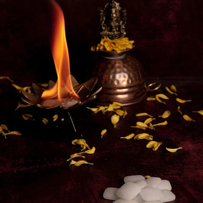 Swaha Puja Camphor 15 Pcs Pack Front View