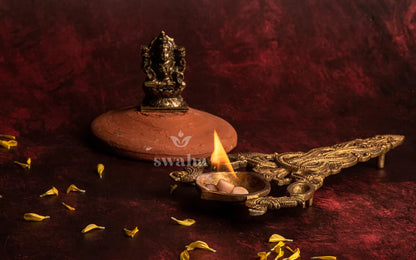 Swaha Smokeless Camphor 32 Pcs Pack Front View