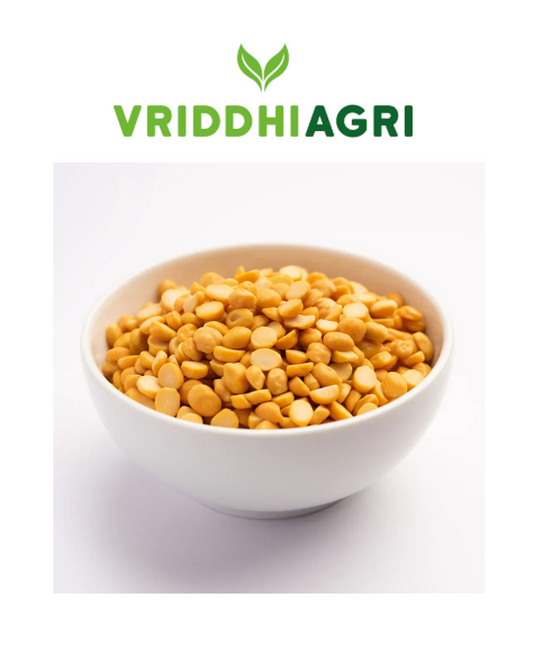 Vriddhi Organic Chana Dal – 1kg | High-Protein, Unpolished Dal Vriddhi