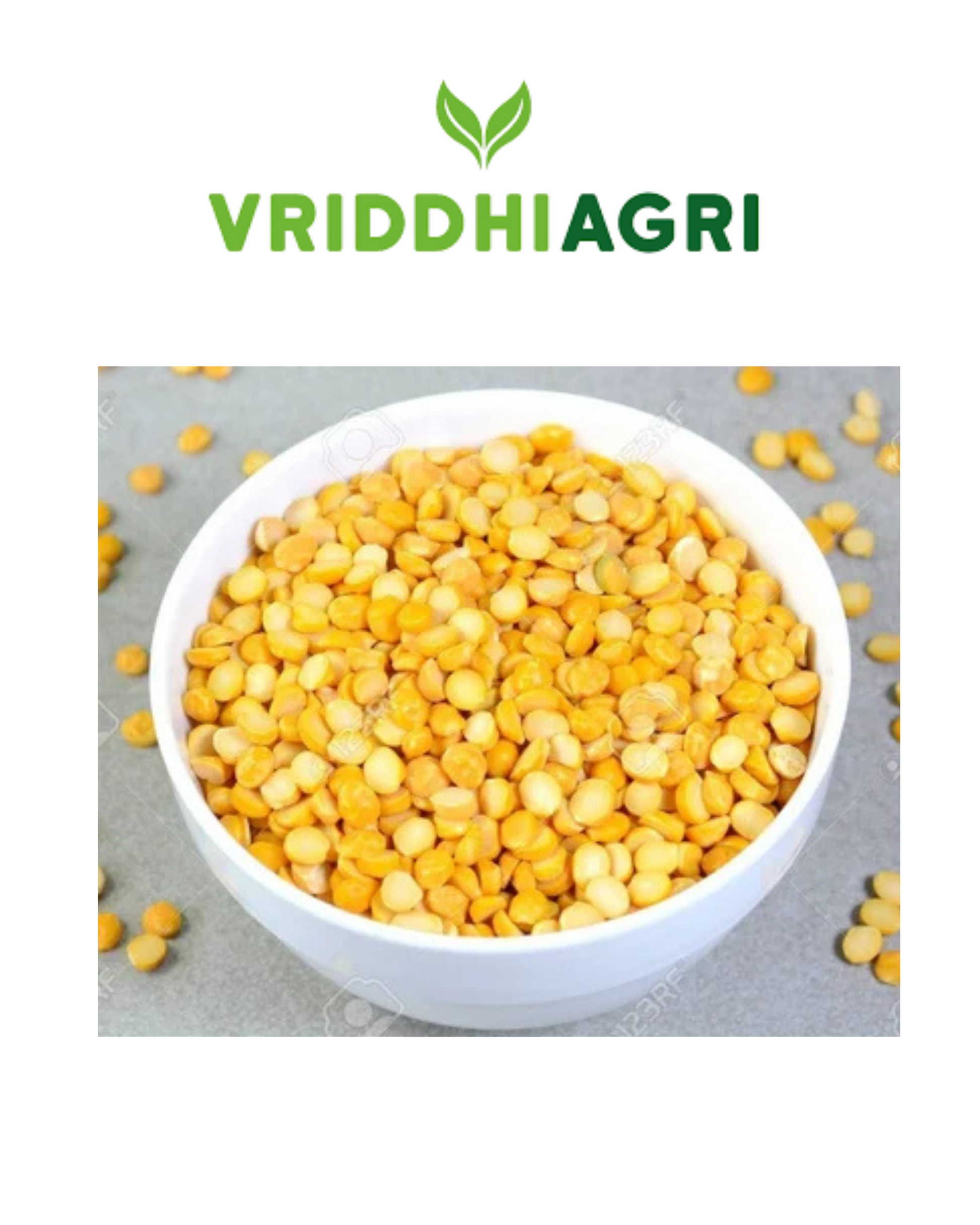 Vriddhi Organic Chana Dal – 1kg | High-Protein, Unpolished Dal Vriddhi