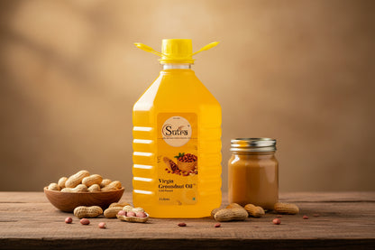 Virgin Peanut Oil from Wooden Chekku
