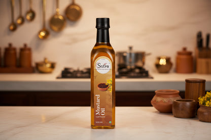 Wood Pressed Mustard Oil for Indian Recipes