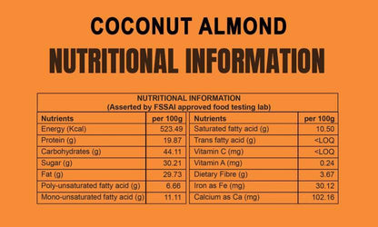 Happy Bar – Coconut Almond Protein Energy Bar