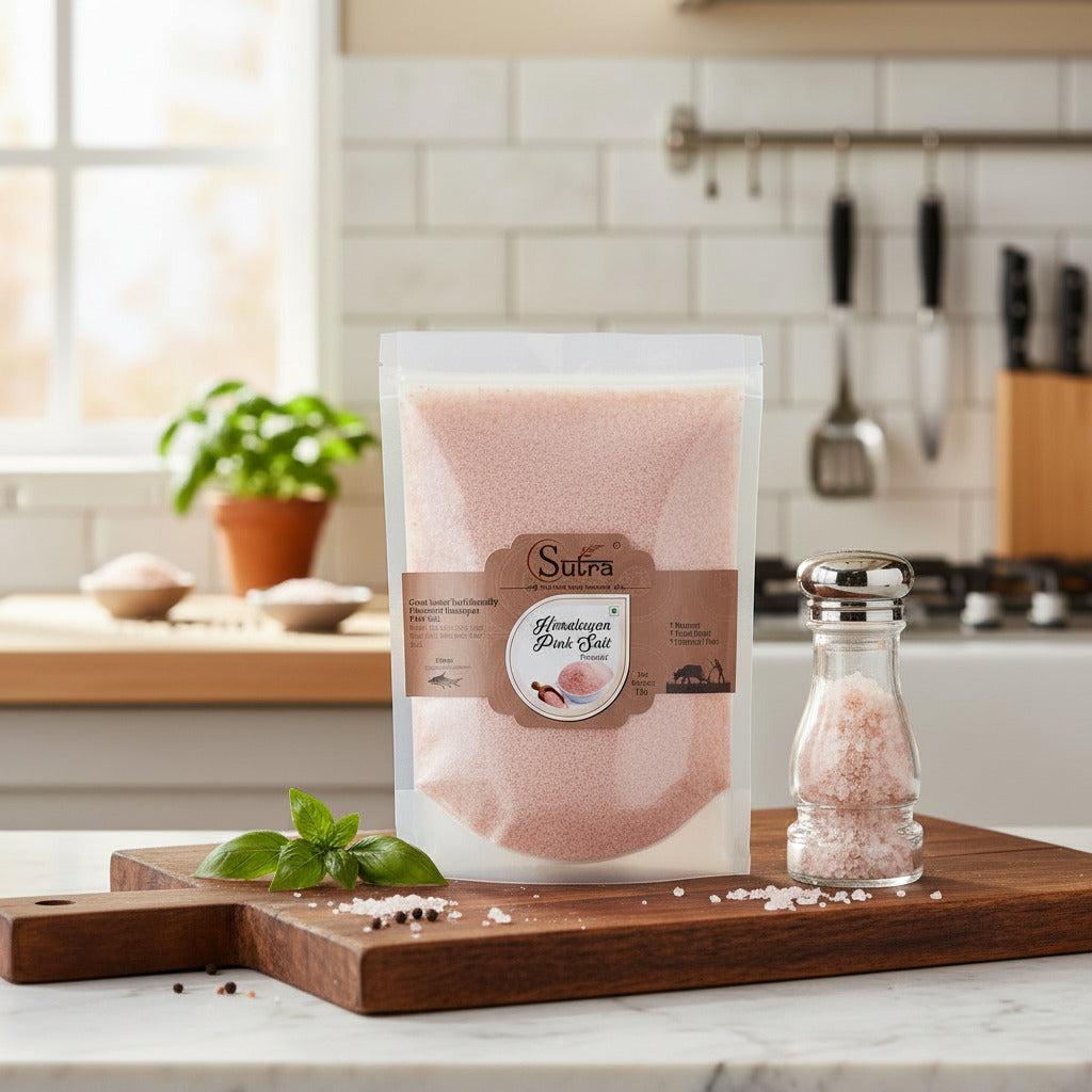 Himalayan Pink Salt – 100% Pure, Natural & Mineral-Rich | Sutra