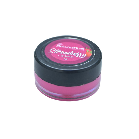 Nature's Hunt - Strawberry Lip Balm 8g by Sutrakart