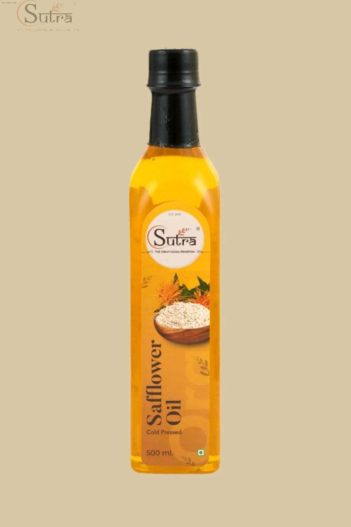 Sutra Cold Pressed Safflower Oil 500ML – Healthy & Chemical-Free Oil