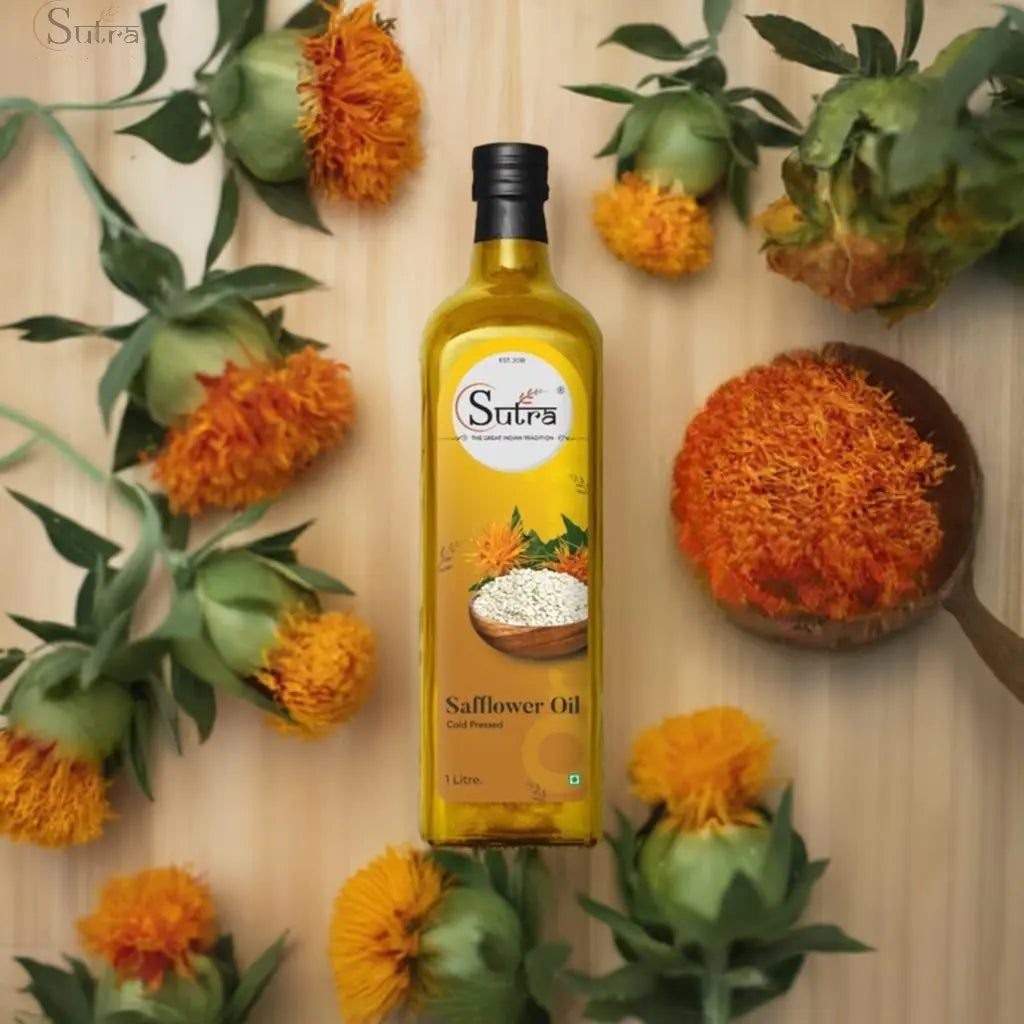 Sutra Cold Pressed Safflower Oil – 100% Pure & Unrefined Online