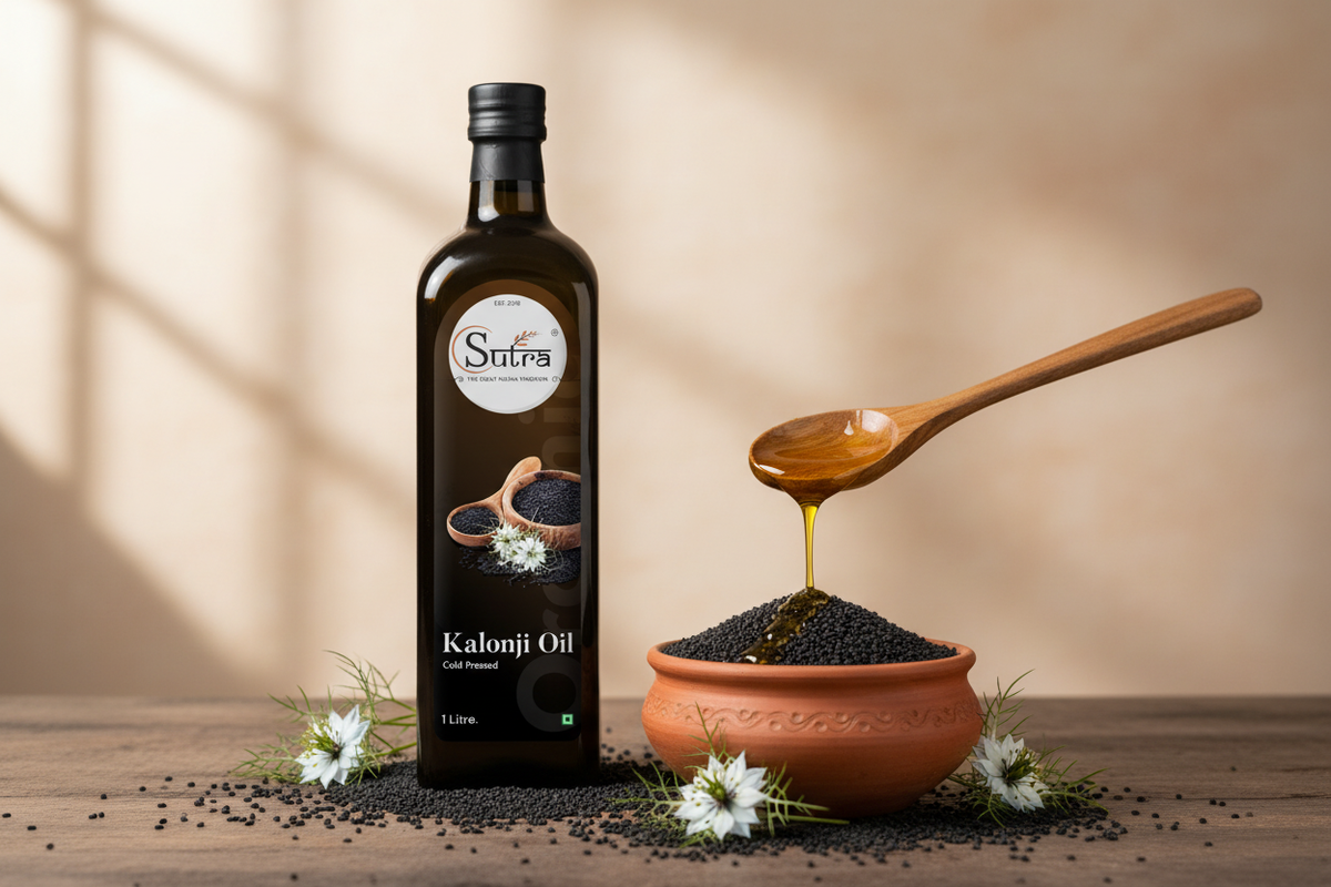 Sutra Kalonji Oil Lifestyle Banner