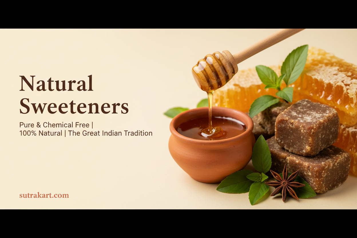 SutraKart Natural Sweeteners Banner 3:1